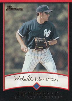 2001 Bowman - Gold #64 Mike Mussina Front