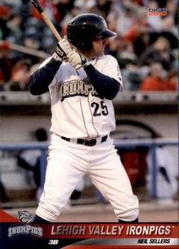 2010 Choice Lehigh Valley IronPigs #17 Neil Sellers Front