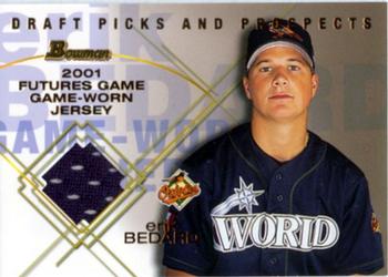 2001 Bowman Draft Picks & Prospects - Futures Game Relics #FGR-EB Erik Bedard  Front