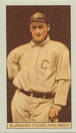 2014 Dean's Reprints Brown Backgrounds (T207) reprint #15 Fred Blanding Front