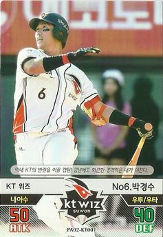 2016 SMG Ntreev Baseball's Best Players Diamond Winners #PA02-KT001 Kyoung-Soo Park Front