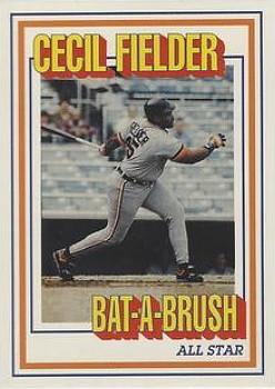1993 Sports Dent Bat-a-Brush #NNO Cecil Fielder Front