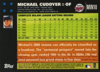2007 Topps Minnesota Twins #MIN10 Michael Cuddyer Back