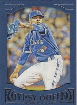 2016 Topps Gypsy Queen - Framed Blue #14 Marcus Stroman Front