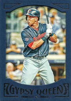 2016 Topps Gypsy Queen - Framed Blue #15 Michael Brantley Front