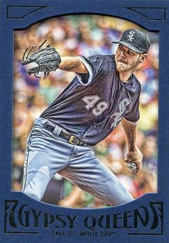 2016 Topps Gypsy Queen - Framed Blue #25 Chris Sale Front