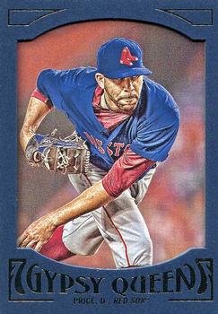 2016 Topps Gypsy Queen - Framed Blue #28 David Price Front
