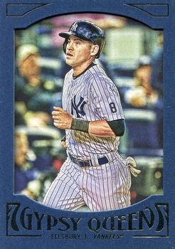 2016 Topps Gypsy Queen - Framed Blue #35 Jacoby Ellsbury Front