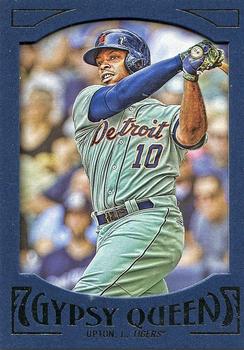 2016 Topps Gypsy Queen - Framed Blue #38 Justin Upton Front