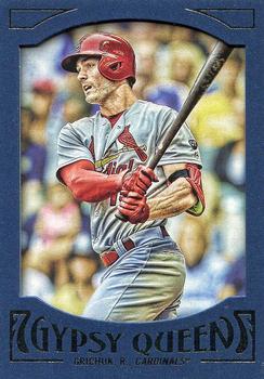 2016 Topps Gypsy Queen - Framed Blue #39 Randal Grichuk Front