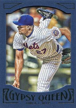 2016 Topps Gypsy Queen - Framed Blue #75 Jeurys Familia Front