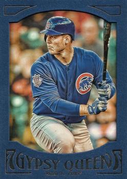 2016 Topps Gypsy Queen - Framed Blue #89 Anthony Rizzo Front