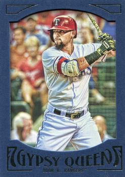 2016 Topps Gypsy Queen - Framed Blue #94 Rougned Odor Front