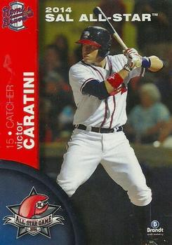 2014 Brandt South Atlantic League South Division All-Stars #3 Victor Caratini Front