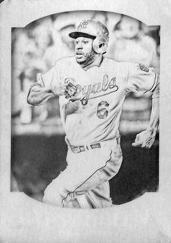 2016 Topps Gypsy Queen - Printing Plate Black #127 Lorenzo Cain Front