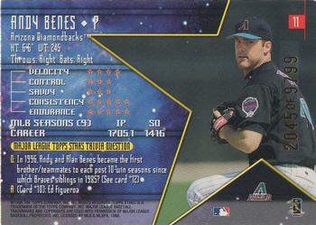 1998 Topps Stars #11 Andy Benes Back