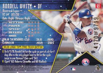 1998 Topps Stars #63 Rondell White Back