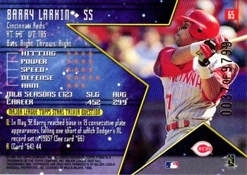 1998 Topps Stars #65 Barry Larkin Back