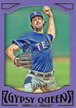 2016 Topps Gypsy Queen - Framed Purple #26 Cole Hamels Front