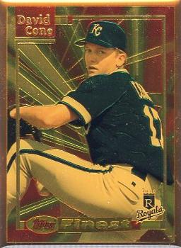 1995 Topps Finest Bronze #3 David Cone Front