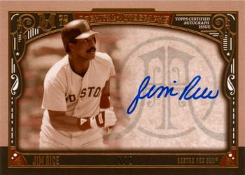 2016 Topps Museum Collection - Archival Autographs Sepia #AA-JR Jim Rice Front