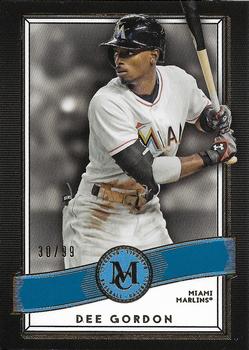 2016 Topps Museum Collection - Blue #26 Dee Gordon Front