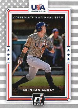 2016 Donruss - USA Collegiate National Team #USA-11 Brendan McKay Front