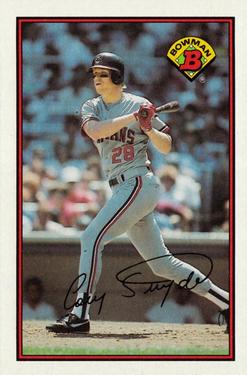 1989 Bowman #89 Cory Snyder Front