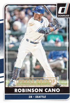 2016 Donruss - Gold Press Proof #48 Robinson Cano Front