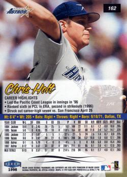 1998 Ultra #162 Chris Holt Back