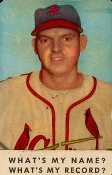 1954 Hunter Wieners St. Louis Cardinals #NNO Cot Deal Front