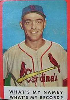 1954 Hunter Wieners St. Louis Cardinals #NNO Ray Jablonski Front