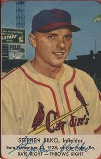 1953 Hunter Wieners St. Louis Cardinals #NNO Stephen Bilko Front