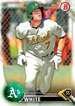 2016 Bowman - Prospects #BP44 Mikey White Front