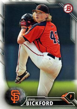 2016 Bowman - Prospects #BP72 Phil Bickford Front