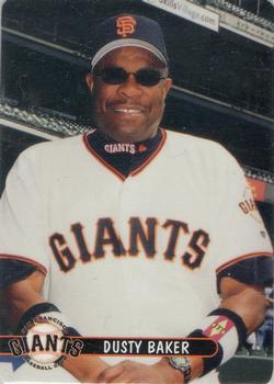 2001 Keebler San Francisco Giants #1 Dusty Baker Front