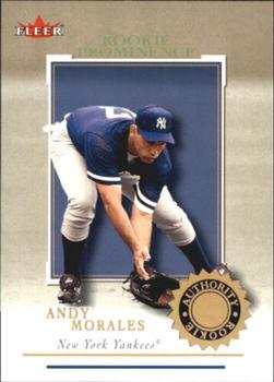 2001 Fleer Authority - Prominence #106 Andy Morales  Front