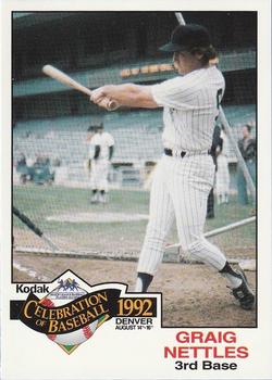 1992 Kodak Celebration of Baseball Denver #NNO Graig Nettles Front
