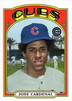 2013 Topps Archives Chicago Cubs Season Ticket Holder #CUBS-60 Jose Cardenal Front