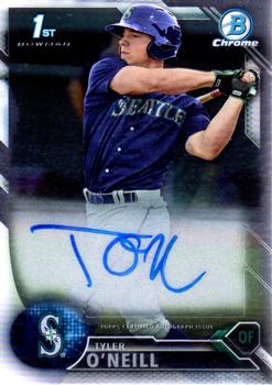 2016 Bowman - Chrome Prospect Autographs #CPA-TO Tyler O'Neill Front