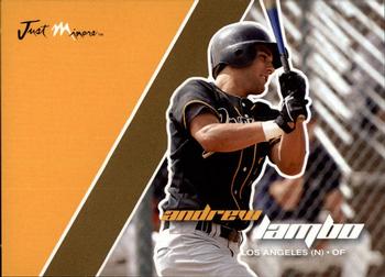 2008 Just Autographs - Gold #40 Andrew Lambo Front