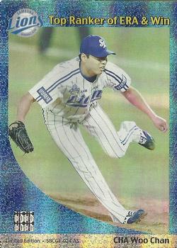 2015-16 SMG Ntreev Super Star Gold Edition -  All Star Sparkle Parallel #SBCGE-024-AS Woo-Chan Cha Front