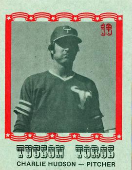 1976 Caruso Tucson Toros #18 Charlie Hudson Front