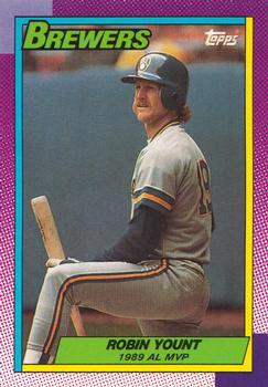 1990 Topps Stickers - 1989 Award Winners #NNO Robin Yount Front