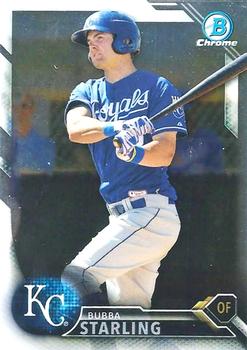 2016 Bowman - Chrome Prospects #BCP138 Bubba Starling Front