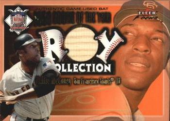2001 Fleer Focus - ROY Collection Memorabilia #NNO Willie McCovey Front