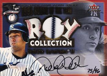 2001 Fleer Focus - ROY Collection Memorabilia Autograph #NNO Derek Jeter Front
