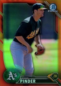2016 Bowman - Chrome Prospects Orange Refractor #BCP139 Chad Pinder Front