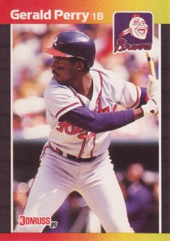 1989 Donruss #239 Gerald Perry Front