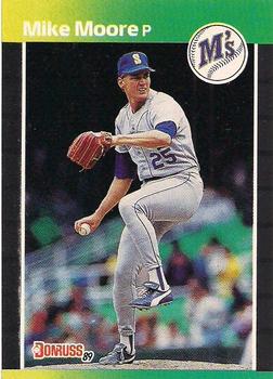 1989 Donruss #448 Mike Moore Front